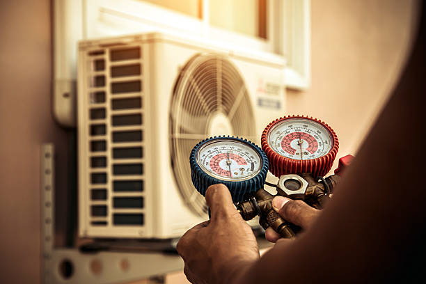 Professional Ductwork Repair technician working in Bahama, NC